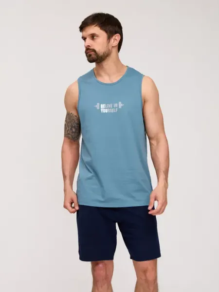 STREET INDUSTRIES Майка спортивная хлопок для фитнеса