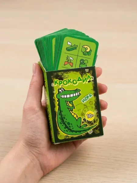 Настольная игра «Крокодил» для компании и семьи, 10+ Насто Нет бренда