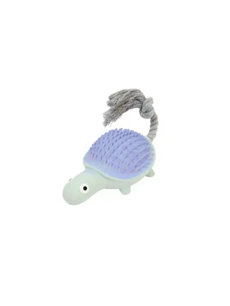 Игрушка для собак латексная черепаха с канатом ZOOONE