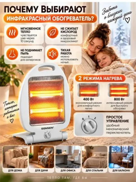 Обогреватель напольный для дома
