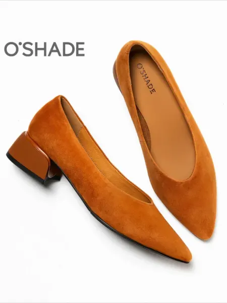 Туфли коричневые женские O`SHADE