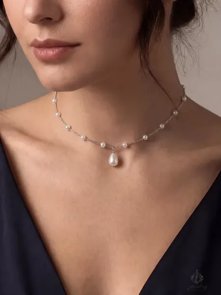 Чокер жемчуг на шею jewelry бижутерия для женщин