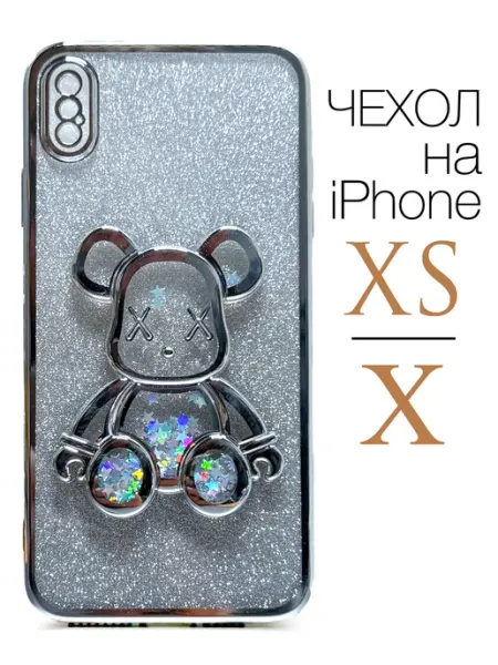 Чехол на iphone XS iPhone X Мишка NEW Orangeman