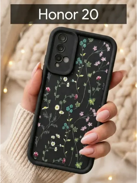 Чехол на Honor 20 Полевые цветы 1а Red Cat