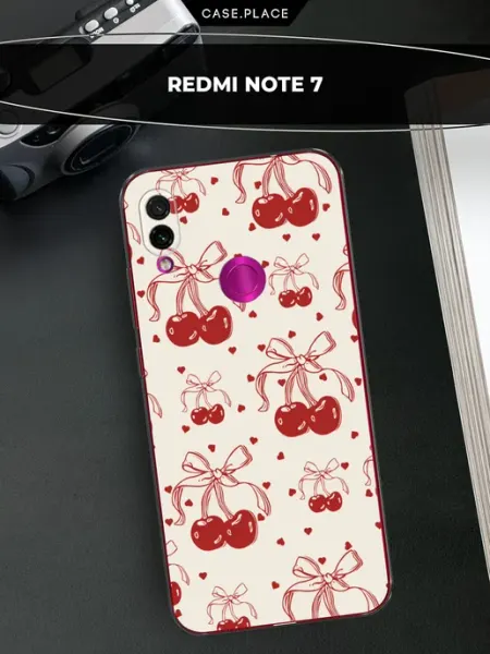 Чехол на Redmi Note 7 с вишней Xiaomi