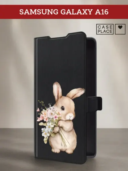 Чехол-книжка на A16 кролик Samsung