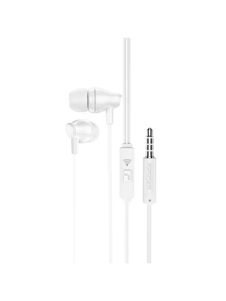 BM61 Наушники с микрофоном, белый Borofone