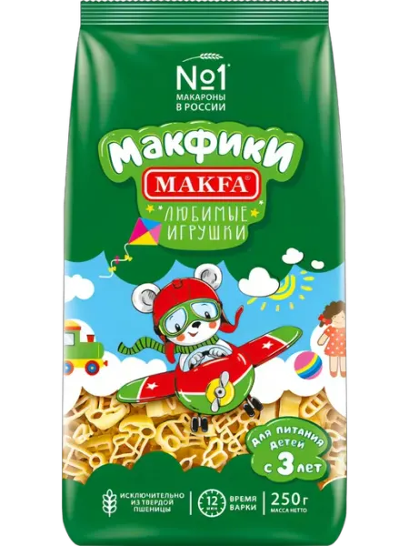 Макароны MAKFA Макфики группа А высший сорт 250г