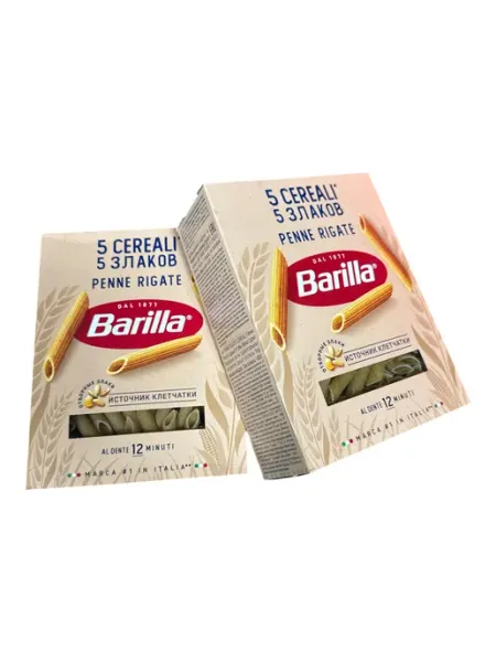 Набор. Макарон Пенне Ригате 5 злаков 2 шт. по 450г Barilla