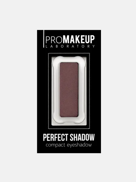PROMAKEUP laboratory Тени для век компактные "PERFECT SHADOW", 4.3 г, 18 красно-коричневый / сатиновый