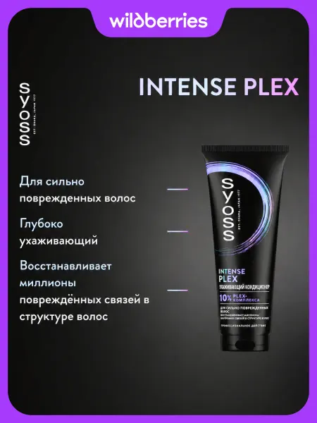 Syoss Бальзам-кондиционер для волос Intense Plex, 250 мл