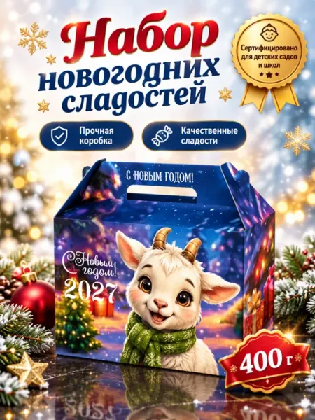 Подарочный сладкий набор конфет на новый год 2027 400 гр