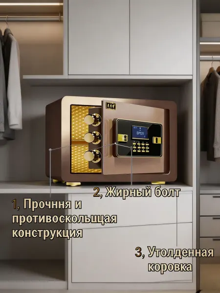 INWHALE Сейф книга для денег с ключом