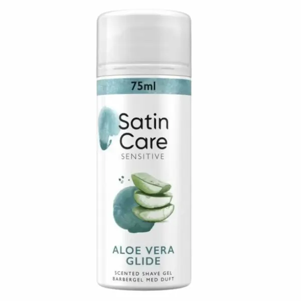 Гель для бритья Satin Care для женщин, для чувствительной кожи, Aloe Vera, 75 мл