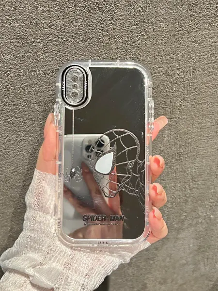 О'кейси Чехол на iPhone X XS зеркальный с принтом