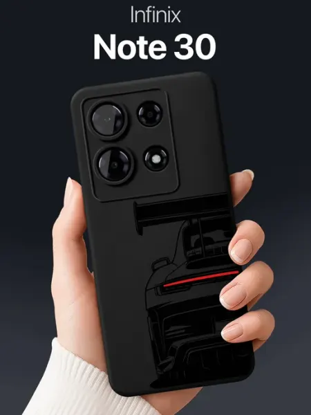 Чехол на Infinix NOTE 30 с машиной SCDesign