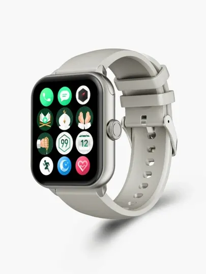 Умные часы Qwatch S6 от iQIBLA с измерением пульса, шагов и стильным дизайном для спорта
