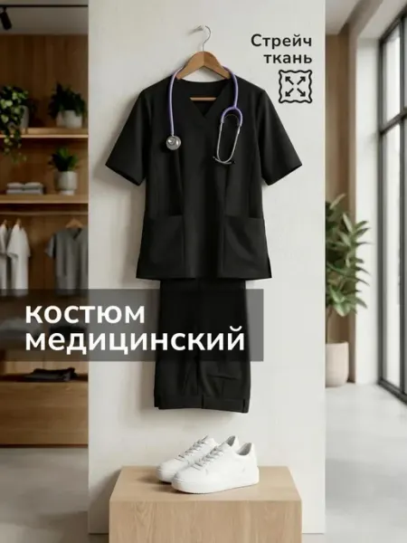 IRIYA PRO Медицинский костюм с брюками больших размеров