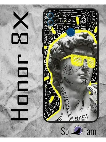 Чехол на Honor 8X для Хонор 8 X с принтом SoloFam