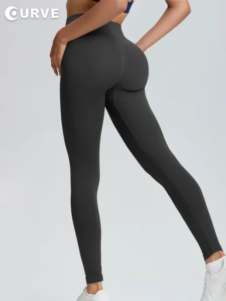 Лосины гладкие леггинсы спортивные тайтсы CURVE