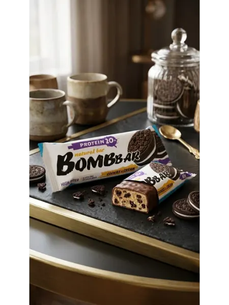 Батончик протеиновый орео 2x60г BombBar