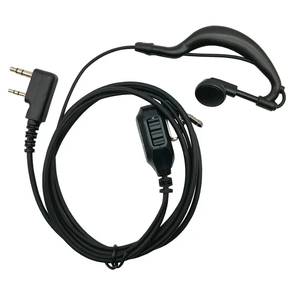 Гарнитура TYT с выносной кнопкой PTT 2-Pin для раций TYT, Baofeng, Kenwood, Quansheng, WLN и Crony.