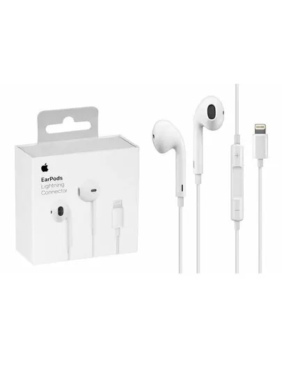 Проводные наушники для iPhone с разъемами Lightning с микрофоном, для iPhone 5–14
