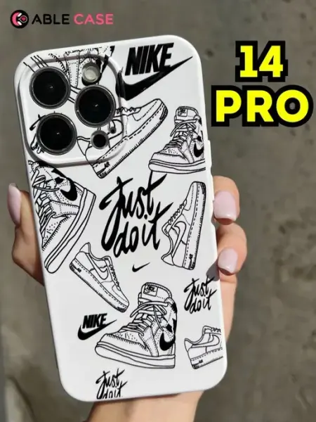 Чехол на iPhone 14 Pro с принтом силиконовый Able Case