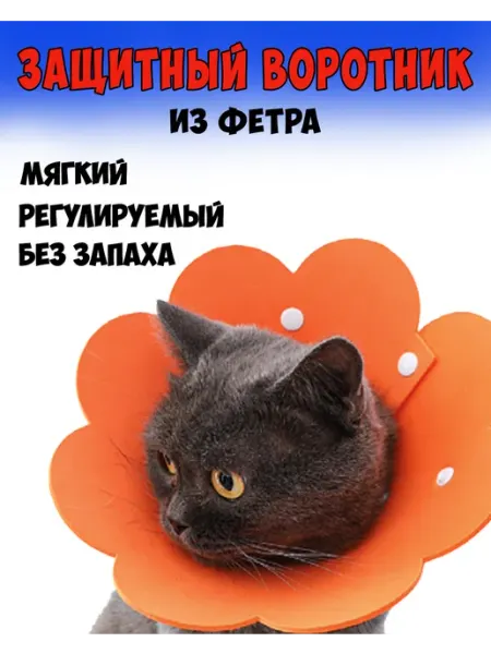 Защитный ветеринарный воротник для кошек и собак мелких поро