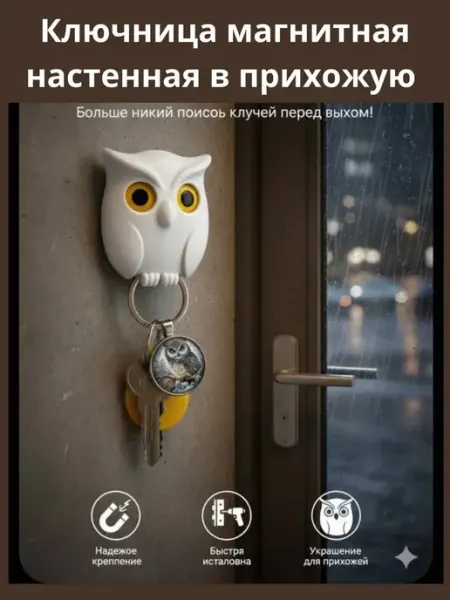 IWBMHL Ключница магнитная настенная в прихожую для дома