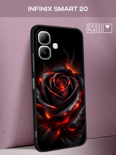 Чехол на Smart 20 с розами Infinix