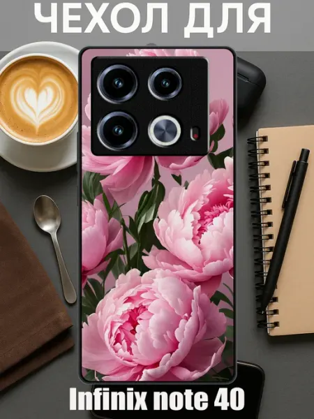Чехол на Infinix Note 40 с принтом Блестящий бант CaseFORyou