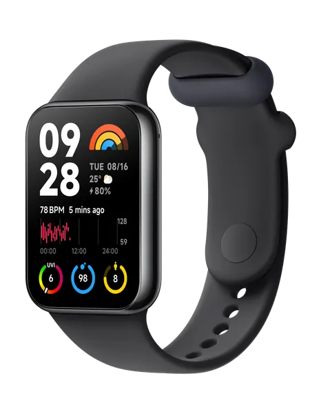 Фитнес-браслет Xiaomi Smart Band 8 Pro, AMOLED, 480x336, IP68, Bluetooth, черный