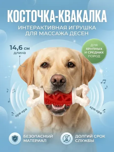 Игрушка грызак для собак крупных пород и средних палка прочн