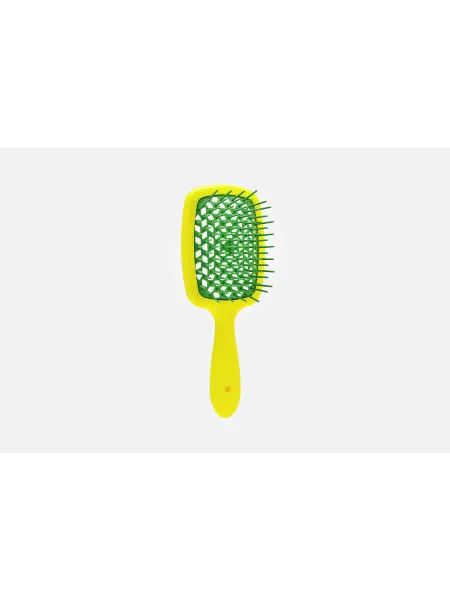 Щетка для волос пластиковая JANEKE Superbrush yellow-green
