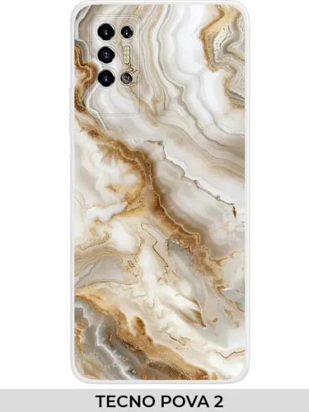 Чехол на Pova 2 (для Техно пова 2) мраморный TECNO