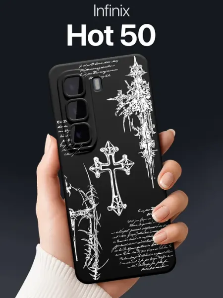 Чехол на Infinix HOT 50 с крестами SCDesign