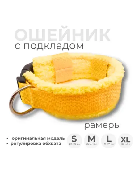 Ошейник для собак с мягким подкладом .RONY.