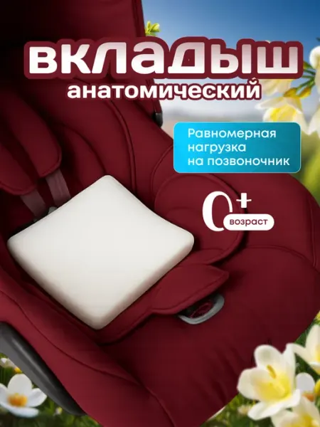 Jersi Анатомический вкладыш в автолюльку для новорожденных