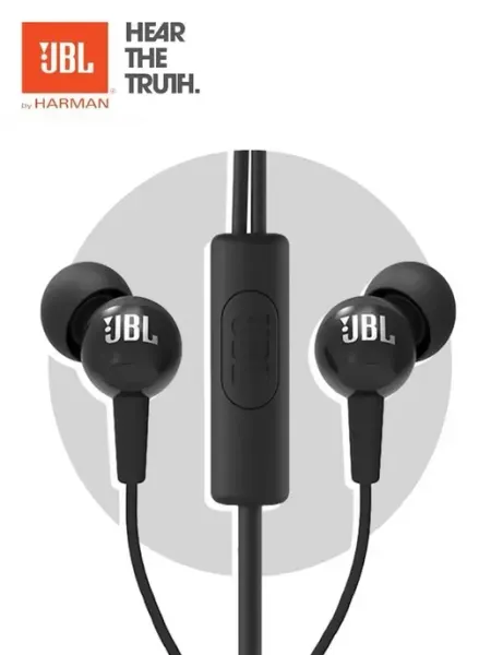 Проводные наушники С100SI, mini jack 3.5 мм, черный