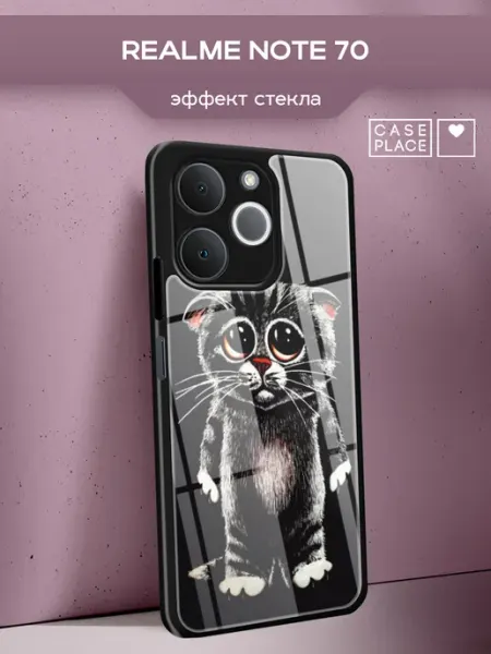 Чехол на Realme Note 70 с котом Case Place