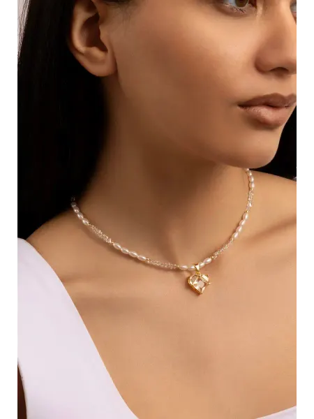 RUBIN JEWEL Чокер на шею из жемчуга майорка