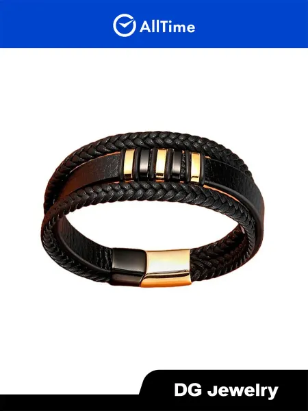 DG Jewelry Браслет на запястье плетеный классический, бижутерия