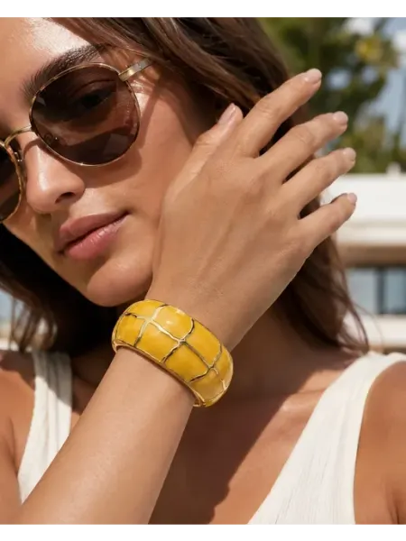 AV Jewelry Store Браслет широкий металлический на руку бижутерия