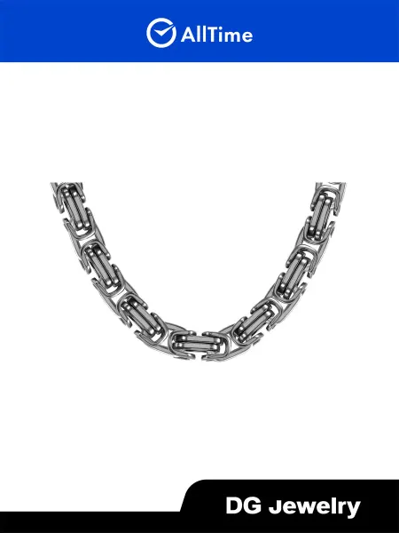 DG Jewelry Цепочка на шею, бижутерия с византийским плетением