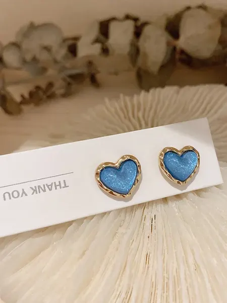 LADY PANTHER Jewelry Клипсы на уши сердце
