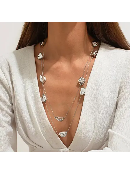 YANDI Jewelry Цепочка на шею длинная как из Pinterest