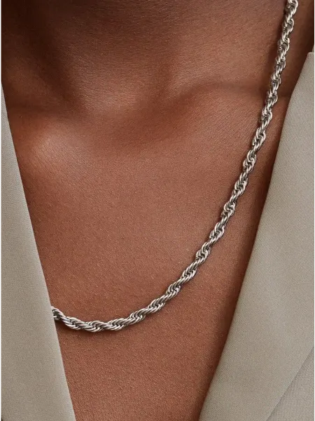 Stainless steel jewelry Цепь женская на шею из стали