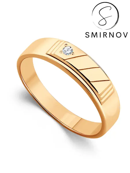 SMIRNOVGLOSS jewels Кольцо печатка позолоченное бижутерия