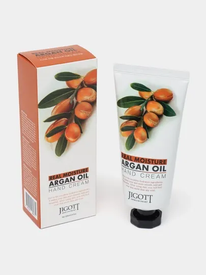 Крем для рук с аргановым маслом Jigott Real Moist, 100 мл